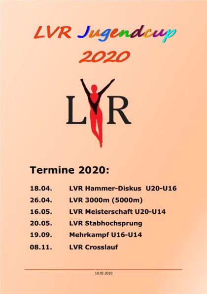Termine Jugendcup 2020
